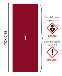 Classe de danger 4 : Sensibilisation Respiratoire ou Cutanée