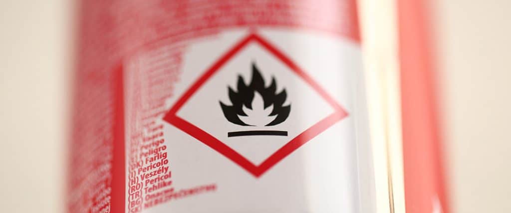 Pictogramme inflammable SGH02